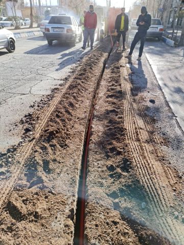 سفر  رئیس پژوهشگاه ارتباطات به  استان کرمان و بازدید از پروژه فیبر نوری