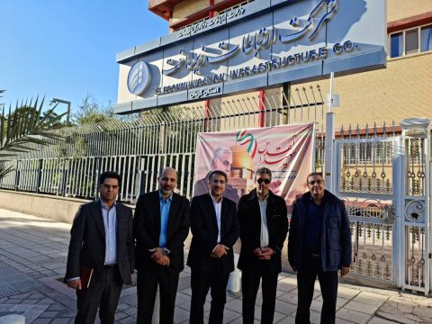 سفر  رئیس پژوهشگاه ارتباطات به  استان کرمان و بازدید از پروژه فیبر نوری