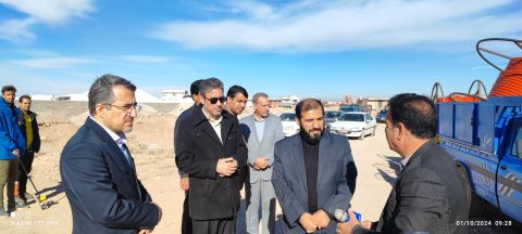 سفر  رئیس پژوهشگاه ارتباطات به  استان کرمان و بازدید از پروژه فیبر نوری